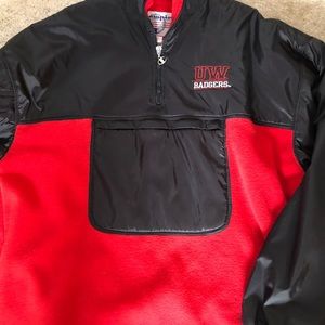 Vintage champion wisconsin badgers coat